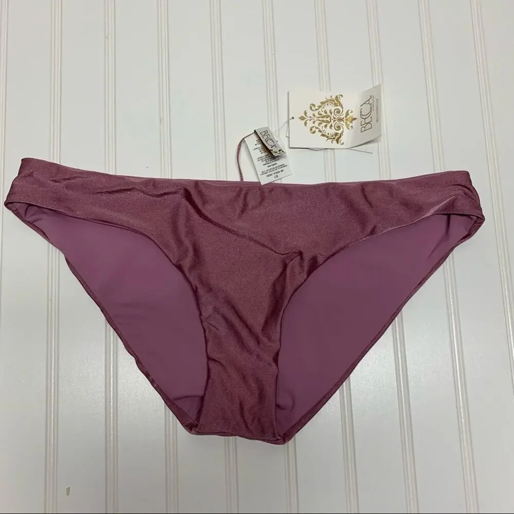 Becca Swim Reversible NWT Bikini Bottom Sz Large